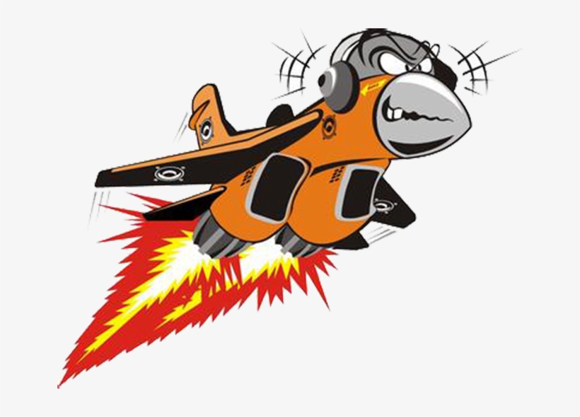 Aircraft Fighter Space Ship - Cartoon Fighter Jet, transparent png #8147272