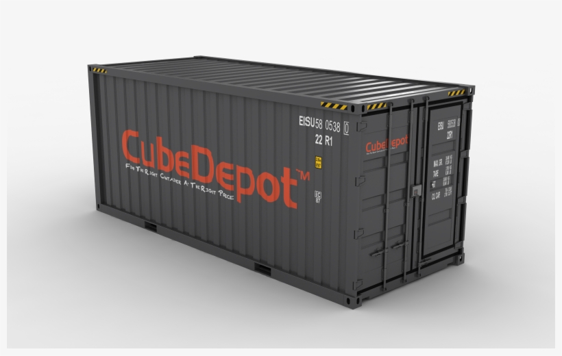 20ft Container - Shipping Container, transparent png #8147448
