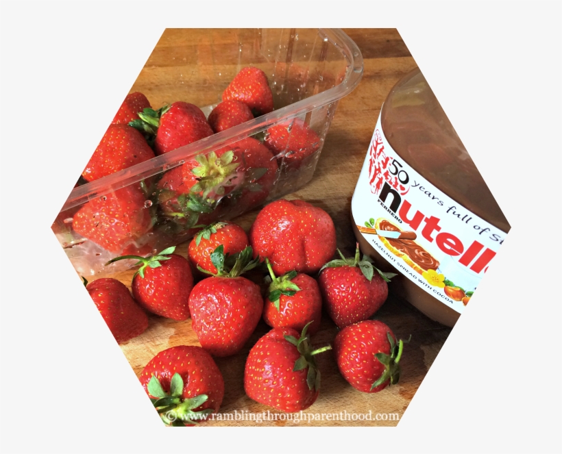 Nutella Coated Strawberries - Nutella, transparent png #8147746