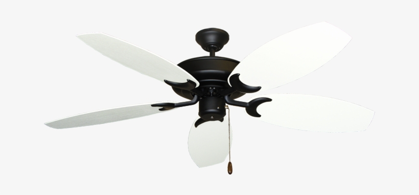 Picture Of Raindance Matte Black With 52" Outdoor Oar - Ceiling Fan, transparent png #8148118