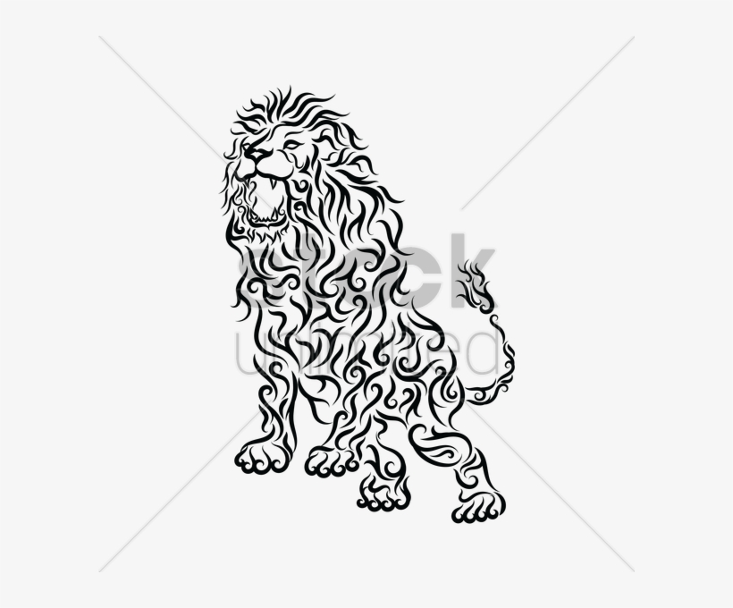 Lion Drawing At Getdrawings Com Free For - Illustration, transparent png #8148397