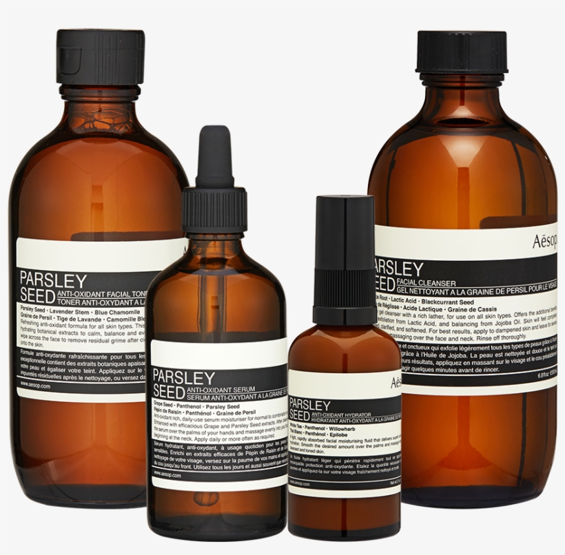Aesop Parsley Seed Complete Care Set - Cleanser, transparent png #8149146
