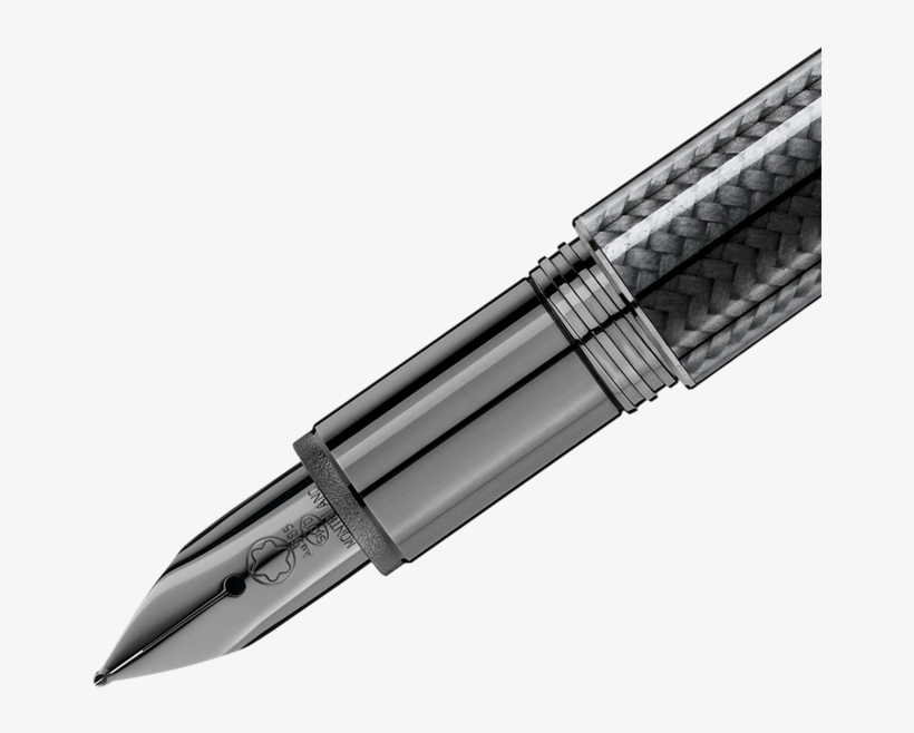 Fountain Pen Ink - Montblanc Pen Carbon Fiber, transparent png #8149177