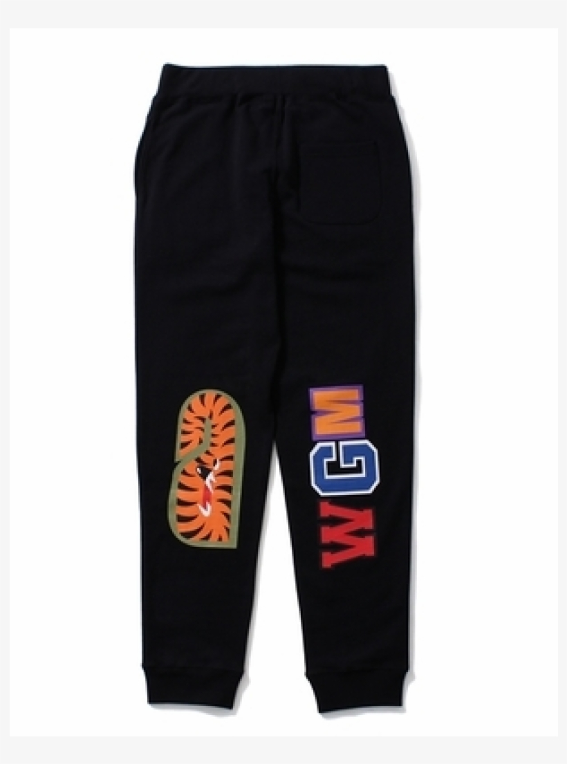 Bape Shark Sweat Pants Bape Shark Sweat Pants - Bape Pants Shark Wgm, transparent png #8149481