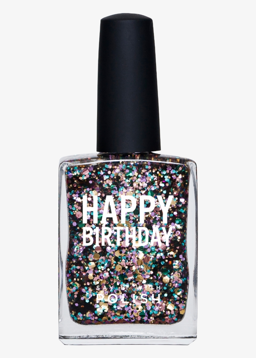 'happy Birthday Template' In Multi Glitter, transparent png #8149603