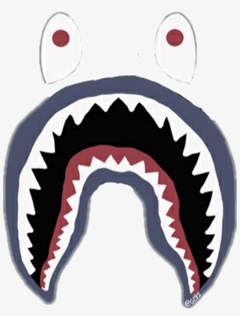 Bape Bapeshark Sticker By Skyfucker Rh Picsart Com, transparent png #8149683