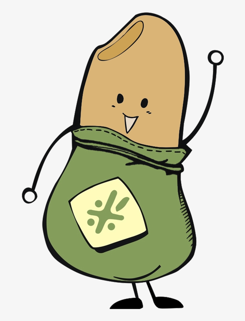 Food Brown Cute Baby Transprent - Rice Grain Cartoon, transparent png #8150757