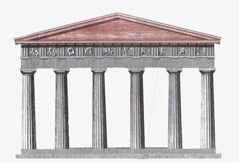 Pediment - Roman Temple, transparent png #8150784