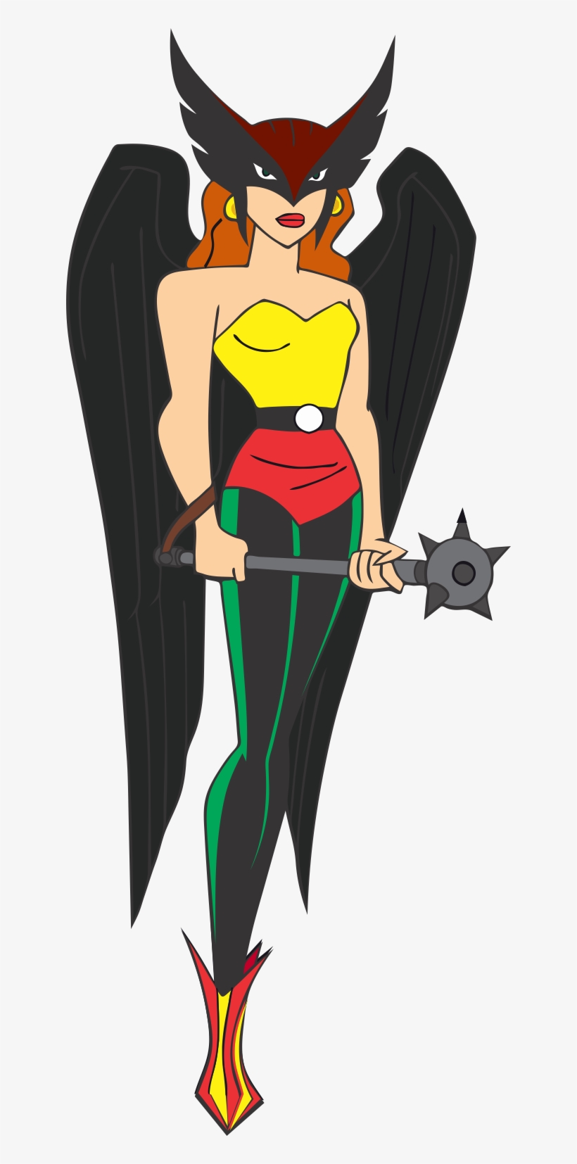 Mulher Gaviao Liga Da Justiça, transparent png #8150947