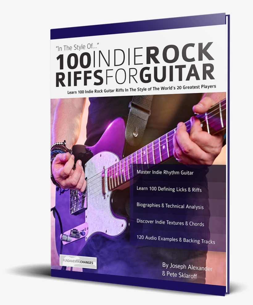 100 Indie Rock Riffs For Guitar - Guitar, transparent png #8150986
