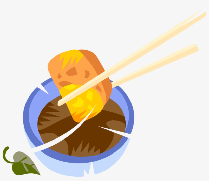 Vector Illustration Of Chinese And Japanese Asian Tofu - Graphic Design, transparent png #8151743