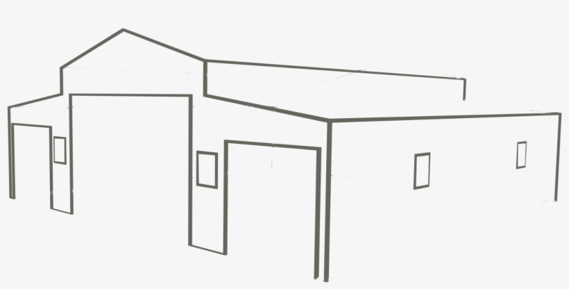 Barn Trim Charcoal - House, transparent png #8152151