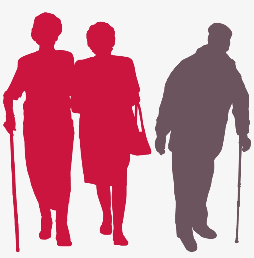Media Category - Silhouette - Personas De Edad Avanzada, transparent png #8152211