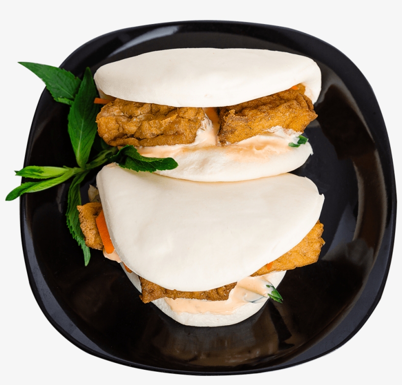 Vegetarian Tofu Bao Bun - Poached Egg, transparent png #8152294