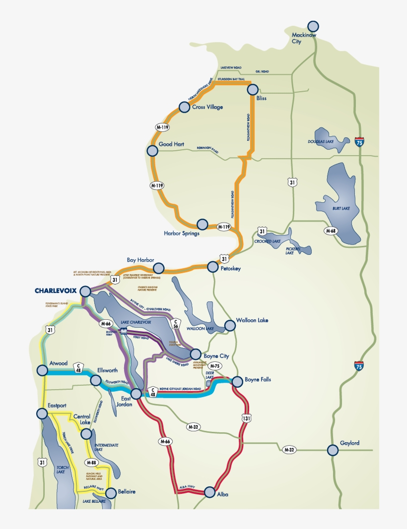 With Vibrant Autumn Colors, Savvy Visitors Know The - Michigan Fall Color Routes, transparent png #8152735