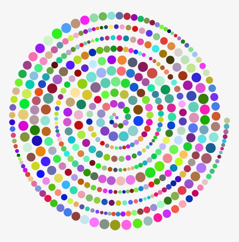 Circle Point Golden Spiral Shape - Clip Art, transparent png #8152736