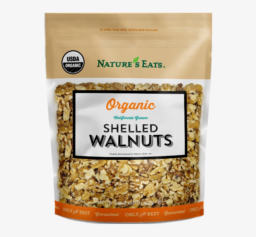 Organic Shelled Walnuts - Nature Eats, transparent png #8152777