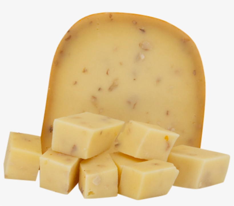 Creamy Cow's Milk Cheese With Walnuts - Toma Cheese, transparent png #8153061