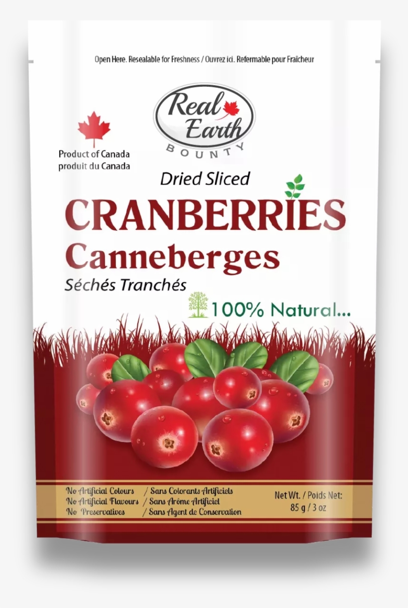 Dried Sliced Cranberries - Natural Foods, transparent png #8153357