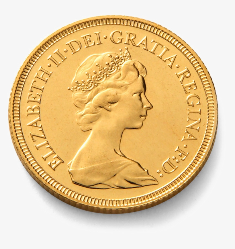 Gold Coin Download Free Image - Souverain Or Elizabeth 2, transparent png #8153726