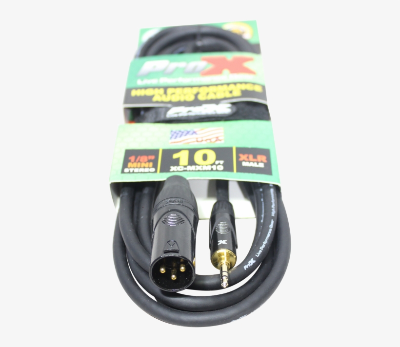 Unbalanced 1/8" Trs M Mini To Xlr3 M High Performance - Usb Cable, transparent png #8153834