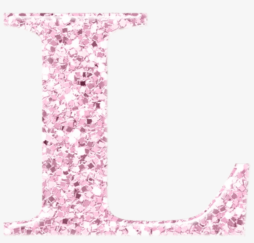 B *✿* Bling Rosa Pastel - Pink Glitter Letter K, transparent png #8154110