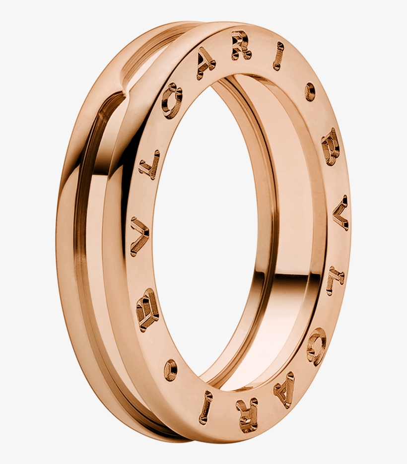 Bvlgari Ring Rose Gold, transparent png #8154637