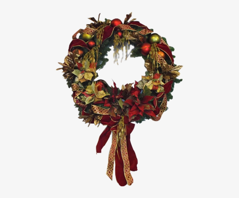 Holiday Wreath - Wreath, transparent png #8154724