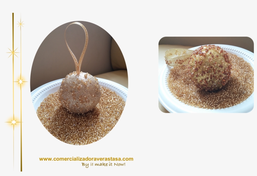 Bolas De Navidad Hechas A Mano Con Polvo De Escarcha, - Rum Ball, transparent png #8156309