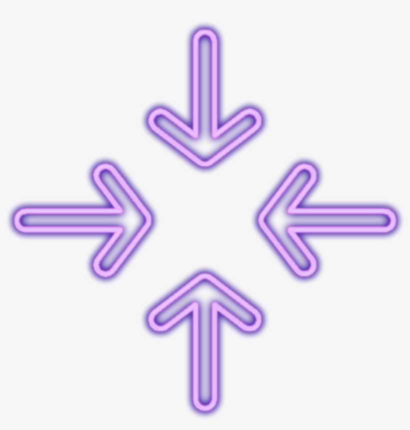 🔃 Arrow Lines Geometry Neon Glow Light Neoneffect - 元寶 插畫, transparent png #8156974