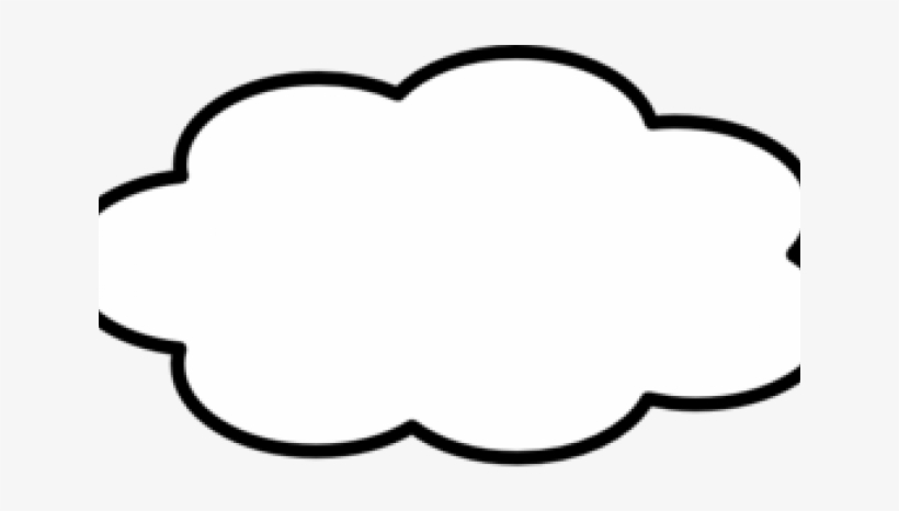Clouds Clipart Silhouette - Heart, transparent png #8157141