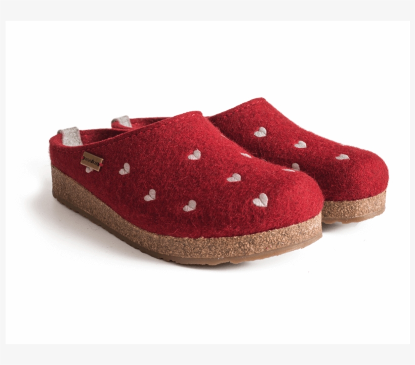 Halflinger Cuoricini Ruby Red - Slip-on Shoe, transparent png #8157768