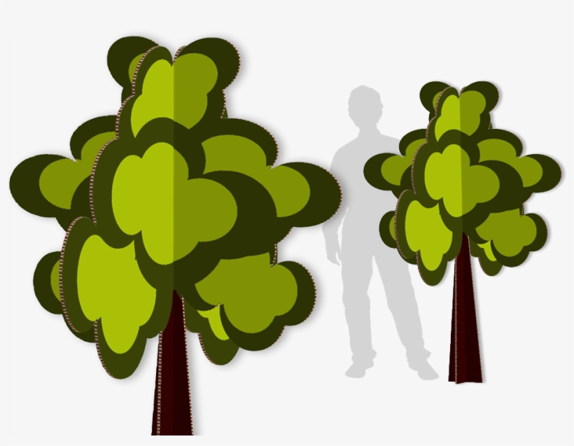 Arvore Decorativa Copy - Arbol En 3d De Papel, transparent png #8158253