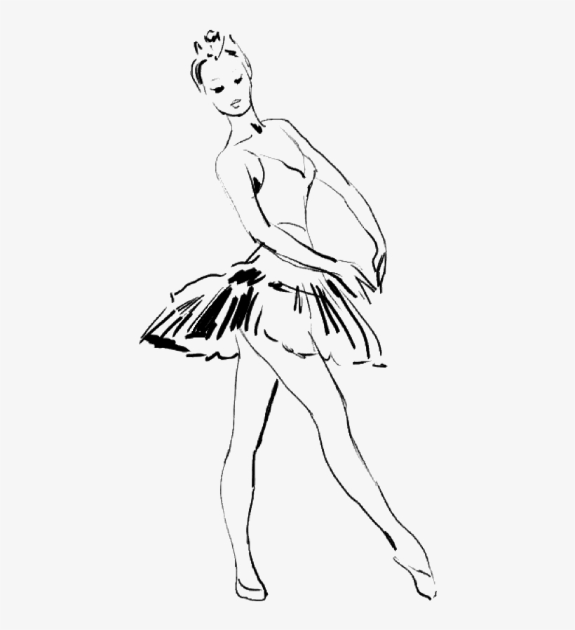 Ballet Dancer Drawing - Illustration, transparent png #8158559