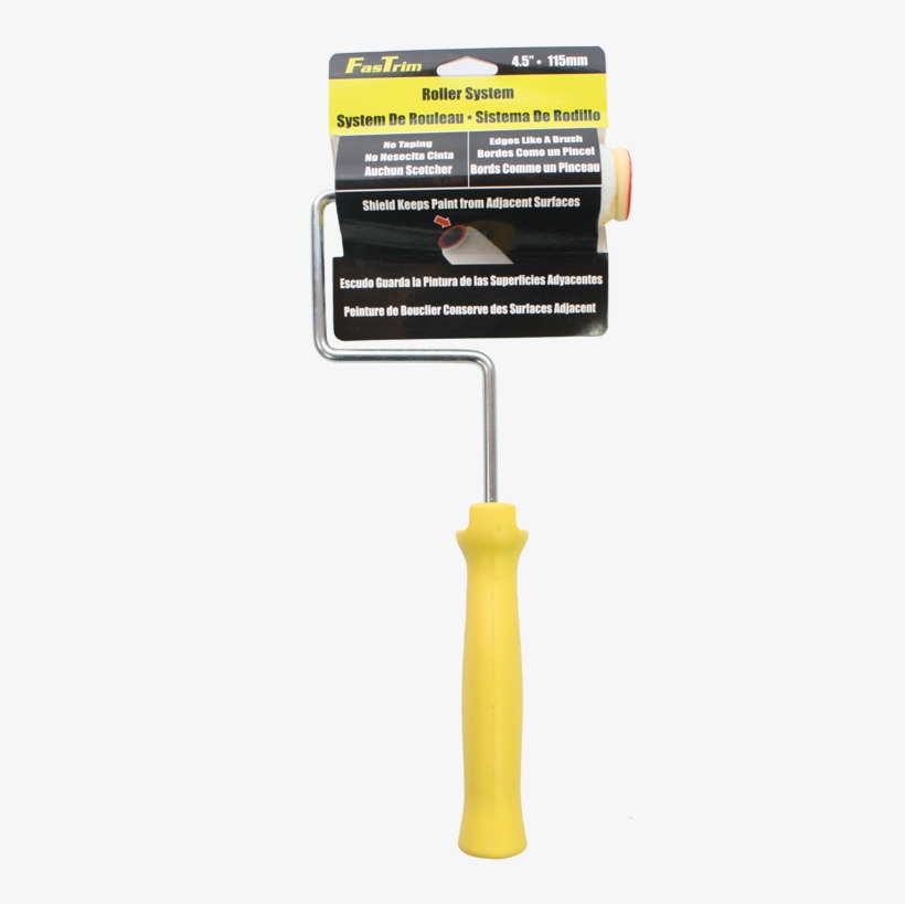 5″ Fixed Handle With Roller Cover - Paint Roller, transparent png #8158569