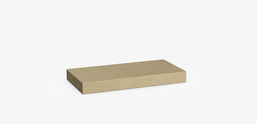 Cruz End Wall Cap In Natural - Concrete, transparent png #8158601