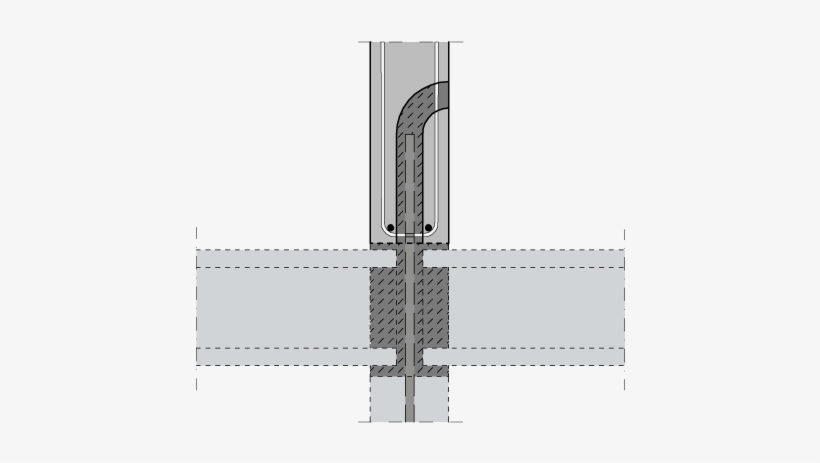 Hc Slab On Concrete Wall, Wall To Wall Connection - Chainsaw, transparent png #8158633