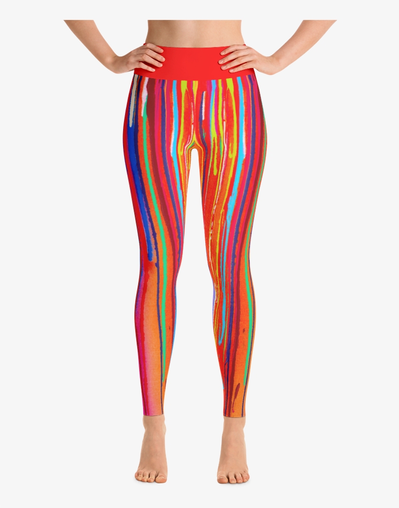 Drips Leggings Legs Template Drips Leggings Front Waistband - Yoga Pants, transparent png #8159172