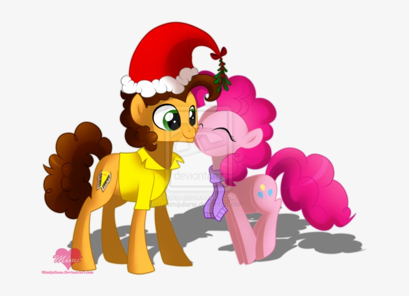 Drawn Santa Hat Pony - Pinkie And Cheese, transparent png #8159545