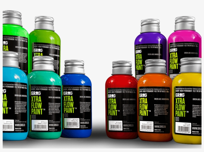 Xfp10 04 Diving Blue Xfp10 28 Miami Green Xfp10 06 - Grog Xtraflow Paint, transparent png #8160686