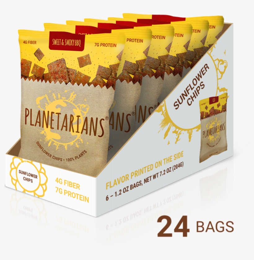 Sunflower Chips, Sweet & Smoky Bbq, - Snack, transparent png #8160721