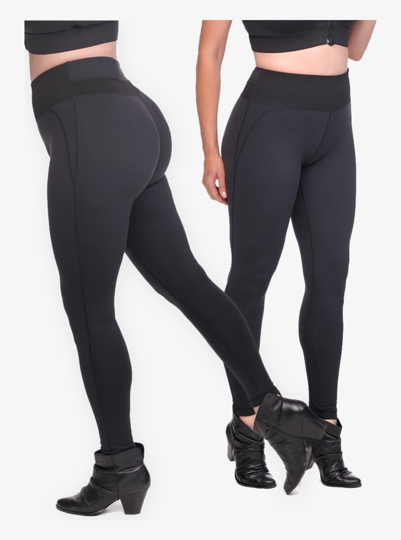 Diva's Curves Ultimate Sport Compression High-rise - Tights, transparent png #8160996