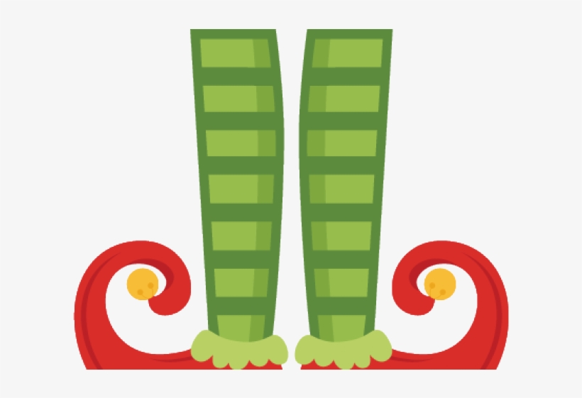 Elf Shoes Cliparts - Elf Feet Clipart Png, transparent png #8161986