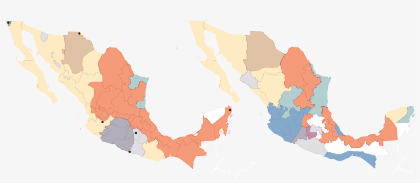 Areas Of Dominance By Major Drug Trafficking Organizations, - Drug Cartels Mexico 2018, transparent png #8162051