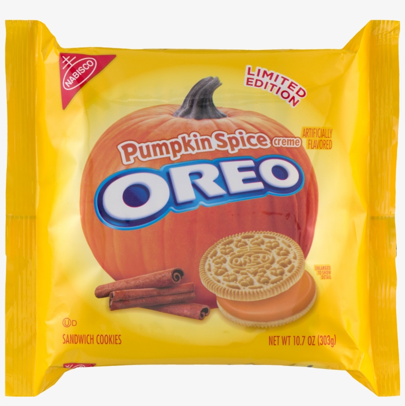 Limited Edition Nabisco Oreo Pumpkin Spice Creme Sandwich, transparent png #8162212