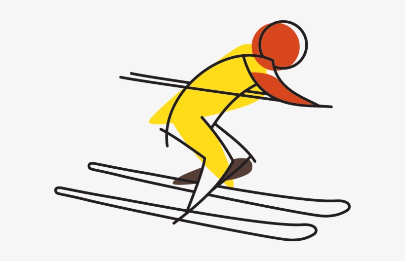 Sporticon Alpijns Ski - Ski Jumping, transparent png #8162252