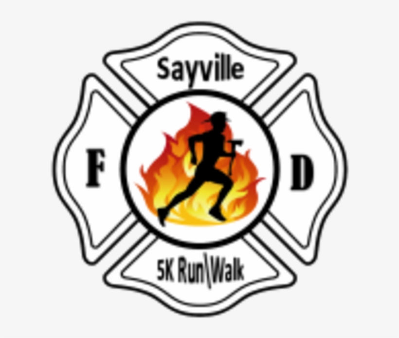 Sayville Fire Department 5k Run \ Walk - Blank Fire Department Logo, transparent png #8162280