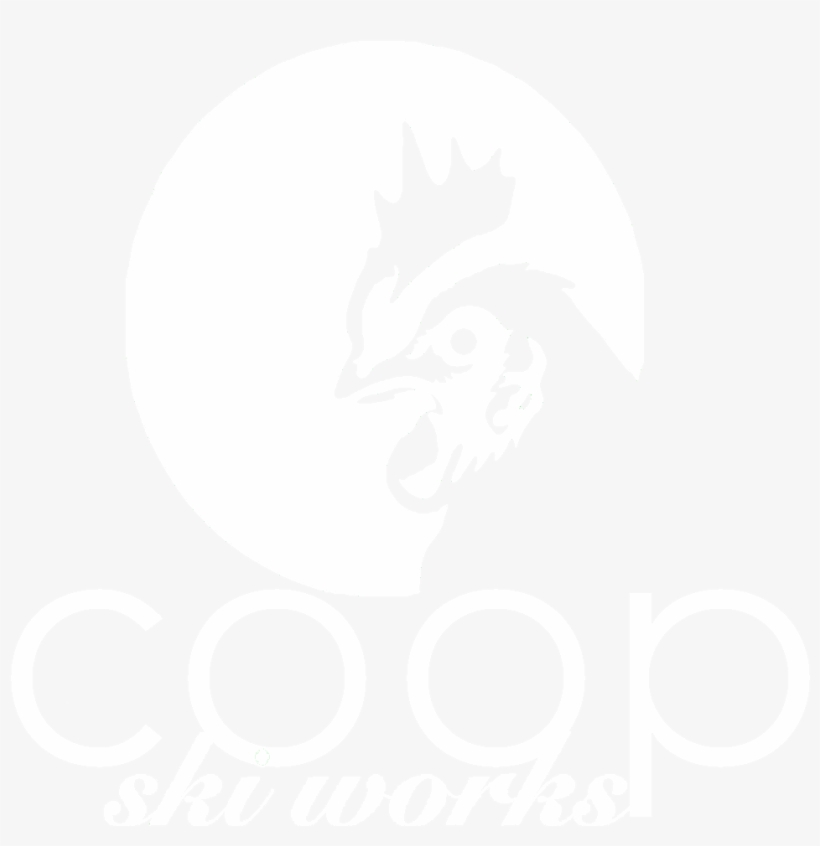 Coopskiworkslogo - White Chicken Silhouette Png, transparent png #8162479