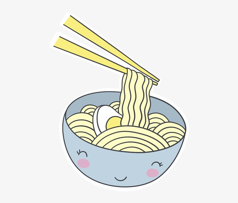 Cheerful Blue Ramen - Chinese Food, transparent png #8162715