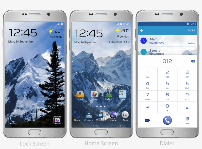 Snowy Mountains - Smartphone, transparent png #8163037